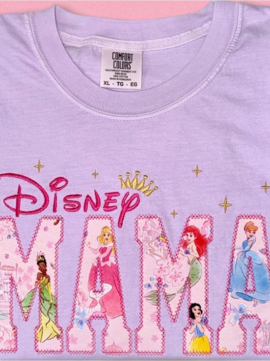 Comfort Colors Tops - Comfort Colors Women’s Little Sleepies Princess Garden MAMA Princess TShirt XL